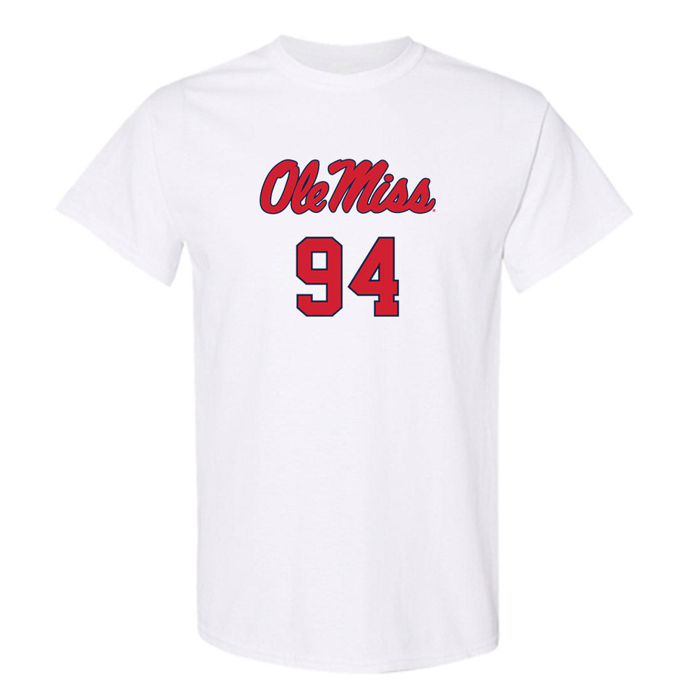 Ole Miss - NCAA Football : Caleb Blankenship - Replica Shersey T-Shirt-0