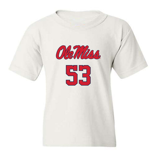 Ole Miss - NCAA Football : Joe Koury - Replica Shersey Youth T-Shirt-0