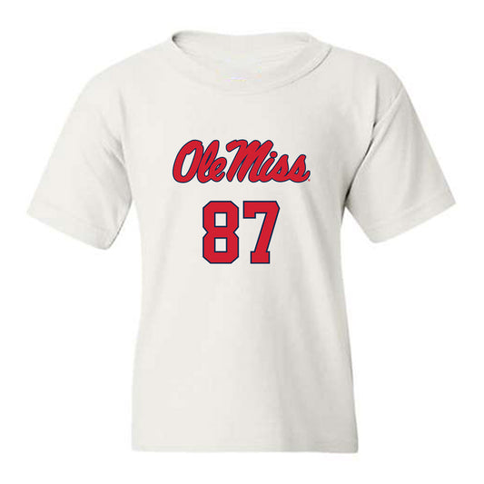 Ole Miss - NCAA Football : Wyatt Smalley - Replica Shersey Youth T-Shirt-0