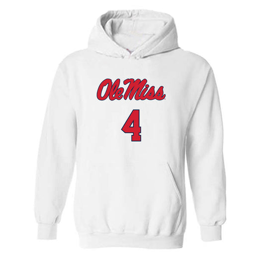 Ole Miss - NCAA Women's Soccer : Avery Brown - Replica Shersey Hooded Sweatshirt