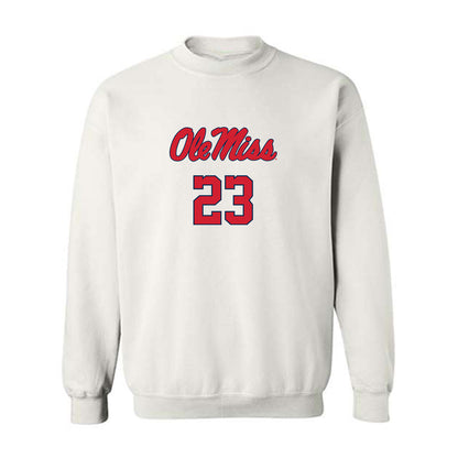 Ole Miss - NCAA Baseball : Josh Mallitz - Replica Shersey Crewneck Sweatshirt