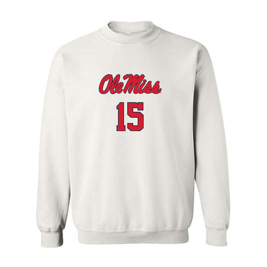 Ole Miss - NCAA Softball : Makenna Bellaire - Replica Shersey Crewneck Sweatshirt-0