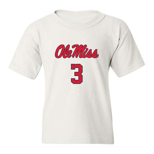 Ole Miss - NCAA Baseball : Cole Prosek - Replica Shersey Youth T-Shirt-0