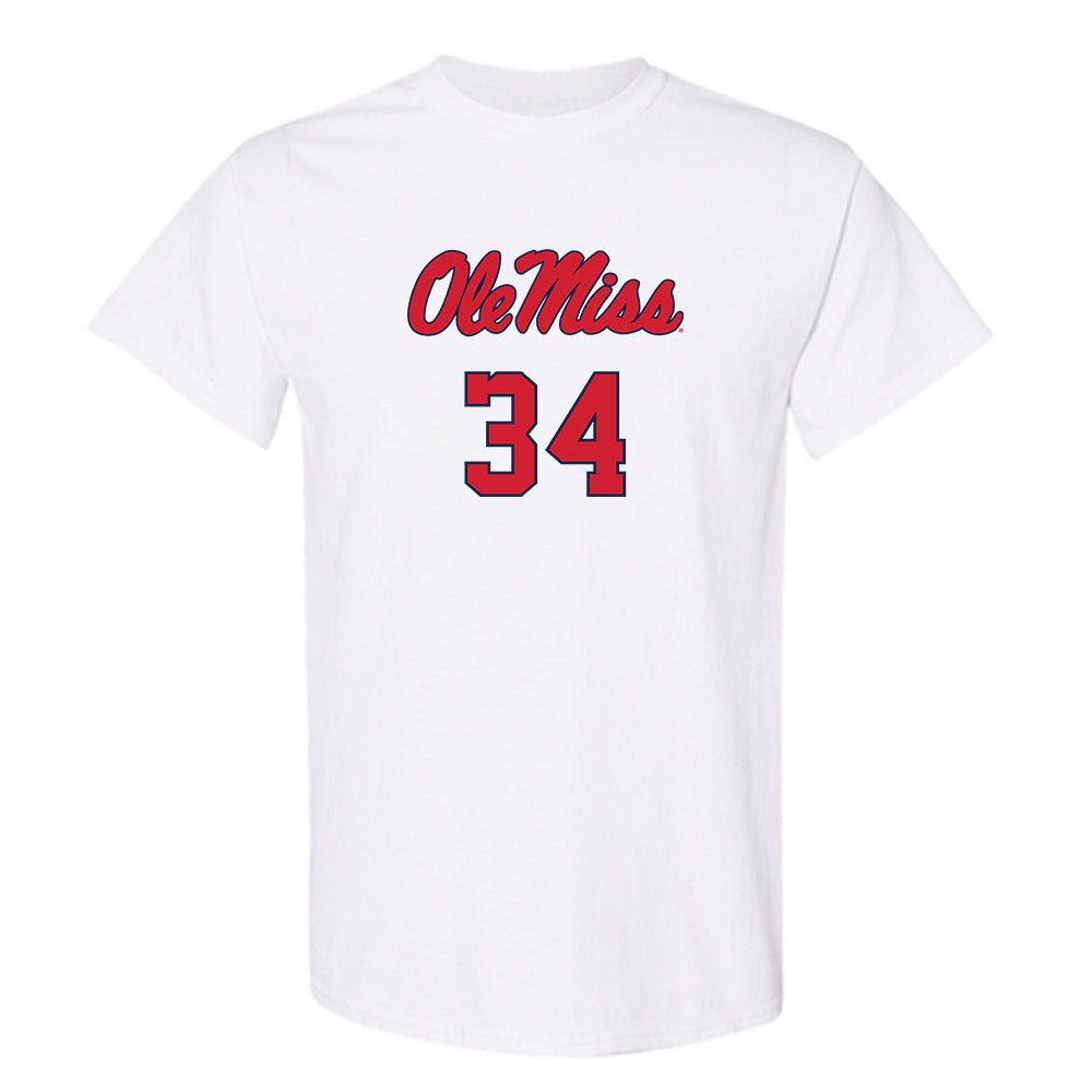 Ole Miss - NCAA Baseball : Riley Maddox - Replica Shersey T-Shirt