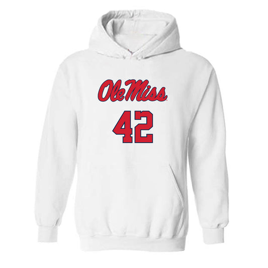 Ole Miss - NCAA Football : Bryson Walters - Replica Shersey Hooded Sweatshirt-0