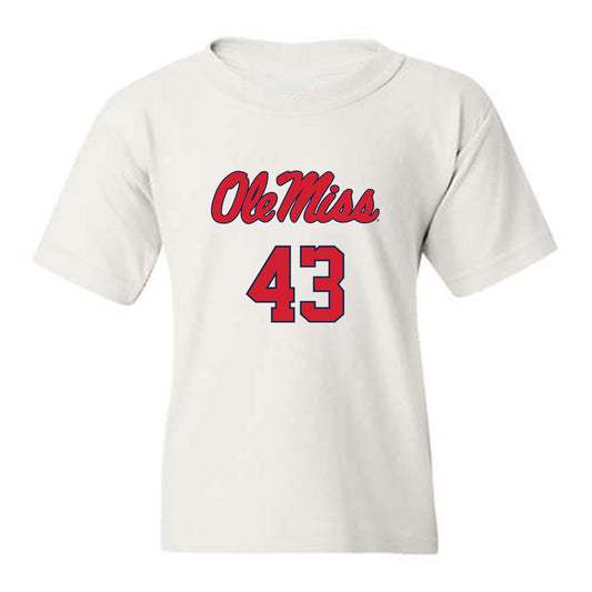 Ole Miss - NCAA Baseball : Bodie Vail - Replica Shersey Youth T-Shirt-0