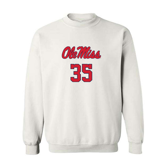 Ole Miss - NCAA Baseball : Will Furniss - Replica Shersey Crewneck Sweatshirt