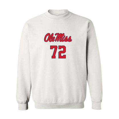 Ole Miss - NCAA Football : Ethan Fields - Replica Shersey Crewneck Sweatshirt