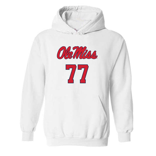 Ole Miss - NCAA Football : Cam East - Replica Shersey Hooded Sweatshirt