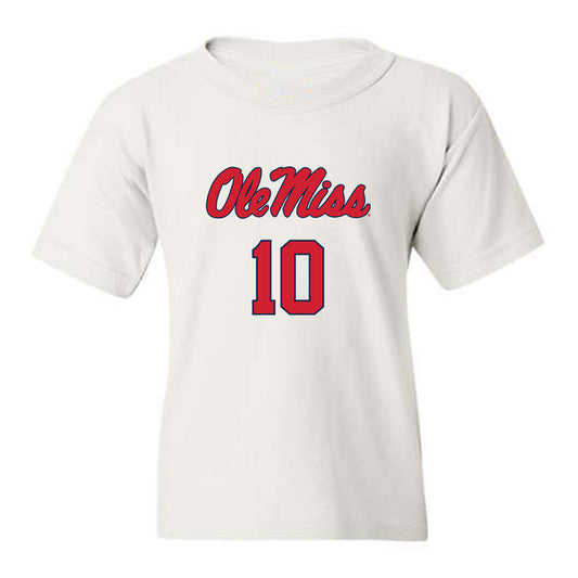 Ole Miss - NCAA Women's Basketball : J'Adore Young - Replica Shersey Youth T-Shirt-0