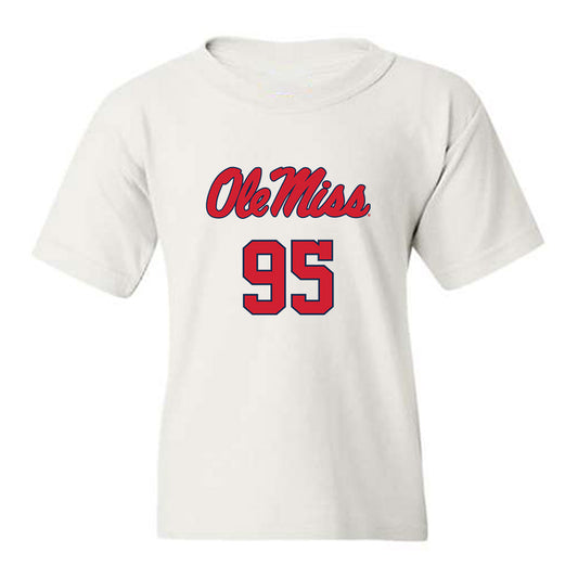 Ole Miss - NCAA Football : Andrew Maddox - Replica Shersey Youth T-Shirt-0