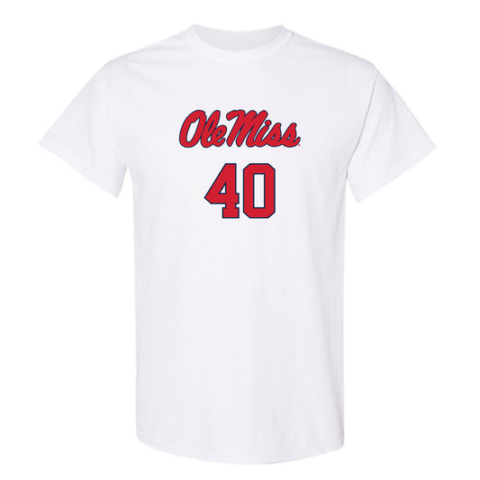 Ole Miss - NCAA Baseball : JP Robertson - Replica Shersey T-Shirt-0