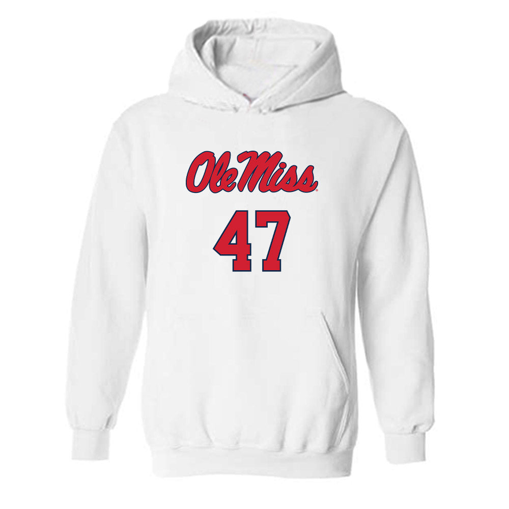 Ole Miss - NCAA Baseball : Sam Tookoian - Replica Shersey Hooded Sweatshirt