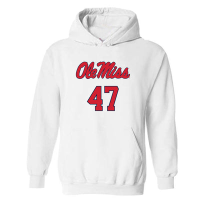 Ole Miss - NCAA Baseball : Sam Tookoian - Replica Shersey Hooded Sweatshirt