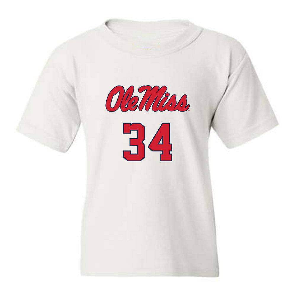 Ole Miss - NCAA Baseball : Riley Maddox - Replica Shersey Youth T-Shirt