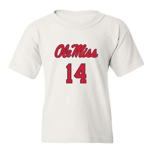 Ole Miss - NCAA Football : Kam Franklin - Replica Shersey Youth T-Shirt-0