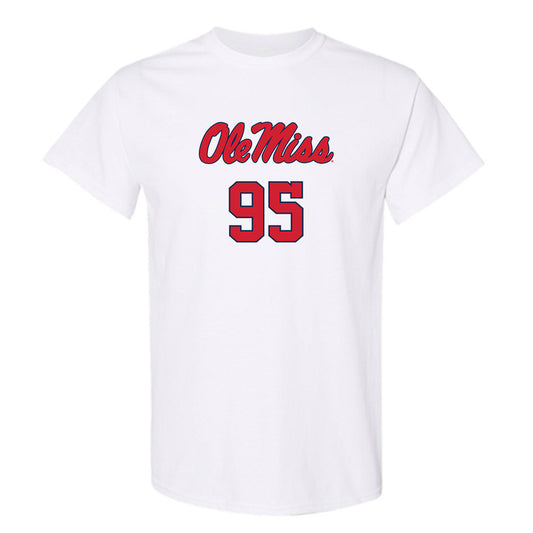 Ole Miss - NCAA Football : Andrew Maddox - Replica Shersey T-Shirt-0