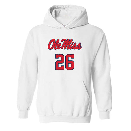 Ole Miss - NCAA Football : Taylor Groves - Replica Shersey Hooded Sweatshirt-0