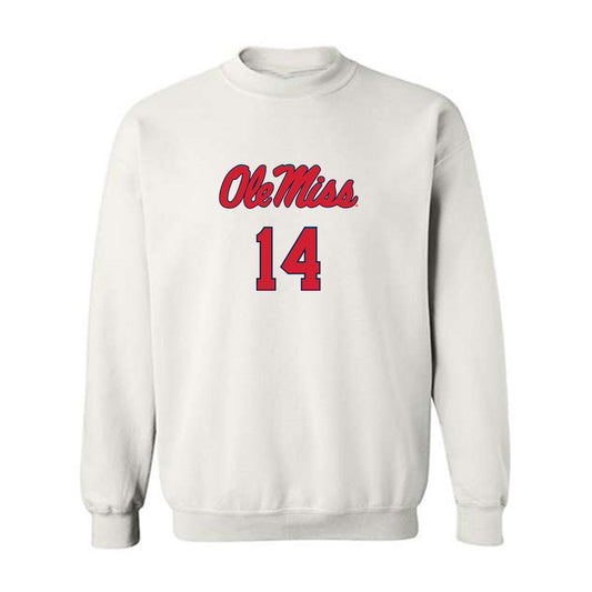 Ole Miss - NCAA Softball : Abby Herndon - Replica Shersey Crewneck Sweatshirt-0