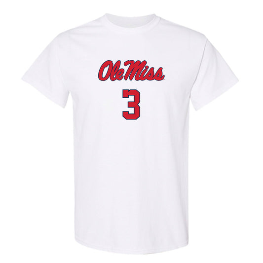 Ole Miss - NCAA Baseball : Luke Cheng - Replica Shersey T-Shirt-0