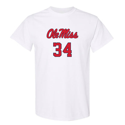 Ole Miss - NCAA Softball : rachel connors - Replica Shersey T-Shirt-0