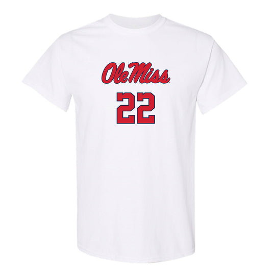 Ole Miss - NCAA Men's Basketball : Max Smith - Replica Shersey T-Shirt-0