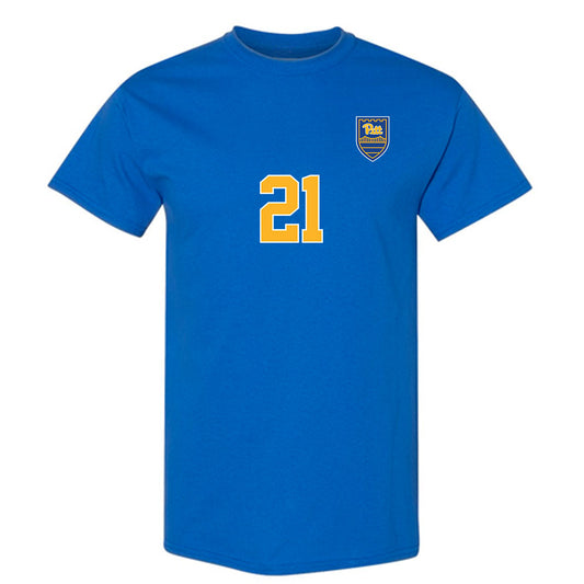 Pittsburgh - NCAA Men's Soccer : Casper Svendby - Replica Shersey T-Shirt-0