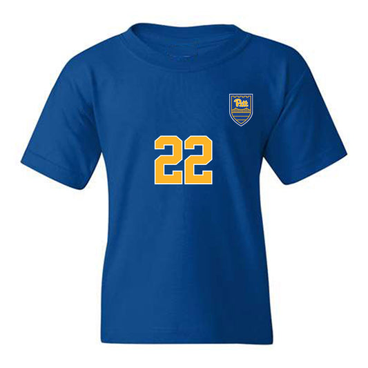 Pittsburgh - NCAA Men's Soccer : Lasse Dahl - Replica Shersey Youth T-Shirt-0