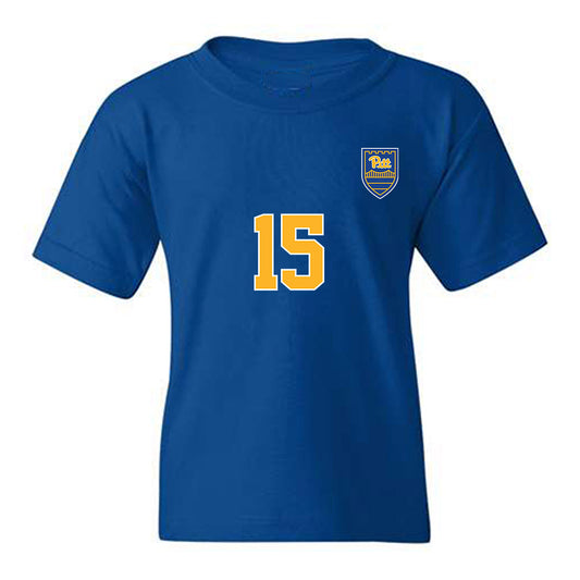 Pittsburgh - NCAA Women's Soccer : Adi Bianchin - Replica Shersey Youth T-Shirt-0