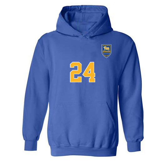 Pittsburgh - NCAA Men's Soccer : Gavin Wetzel - Replica Shersey Hooded Sweatshirt-0