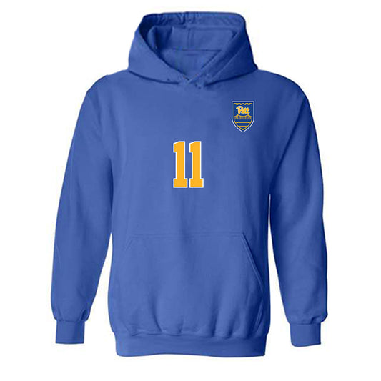 Pittsburgh - NCAA Men's Soccer : Marco Silva - Replica Shersey Hooded Sweatshirt-0
