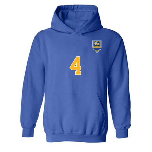 Pittsburgh - NCAA Women's Soccer : Holly Tickle - Replica Shersey Hooded Sweatshirt-0