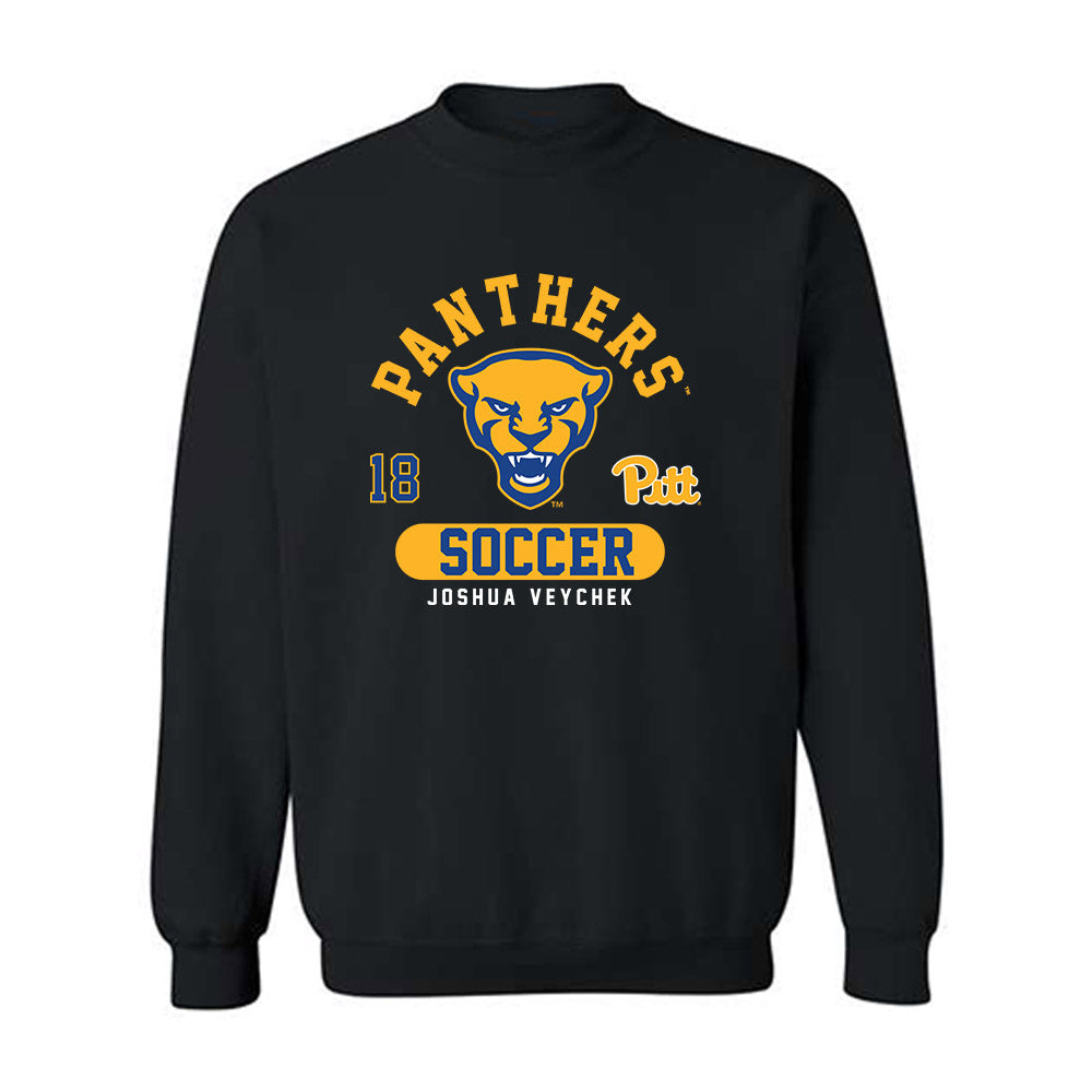 Pittsburgh - NCAA Men's Soccer : Joshua Veychek - Fashion Shersey Crewneck Sweatshirt-0