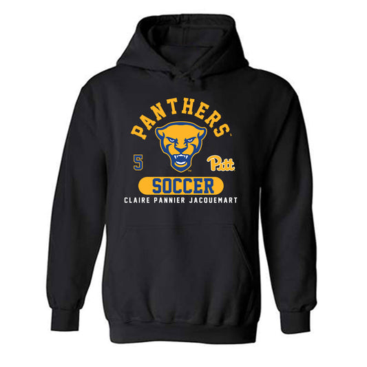 Pittsburgh - NCAA Women's Soccer : Claire Pannier Jacquemart - Fashion Shersey Hooded Sweatshirt-0