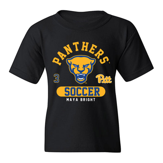 Pittsburgh - NCAA Women's Soccer : Maya Bright - Fashion Shersey Youth T-Shirt-0