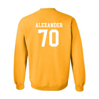 Towson - NCAA Football : T'Khi Alexander - Classic Shersey Crewneck Sweatshirt-1