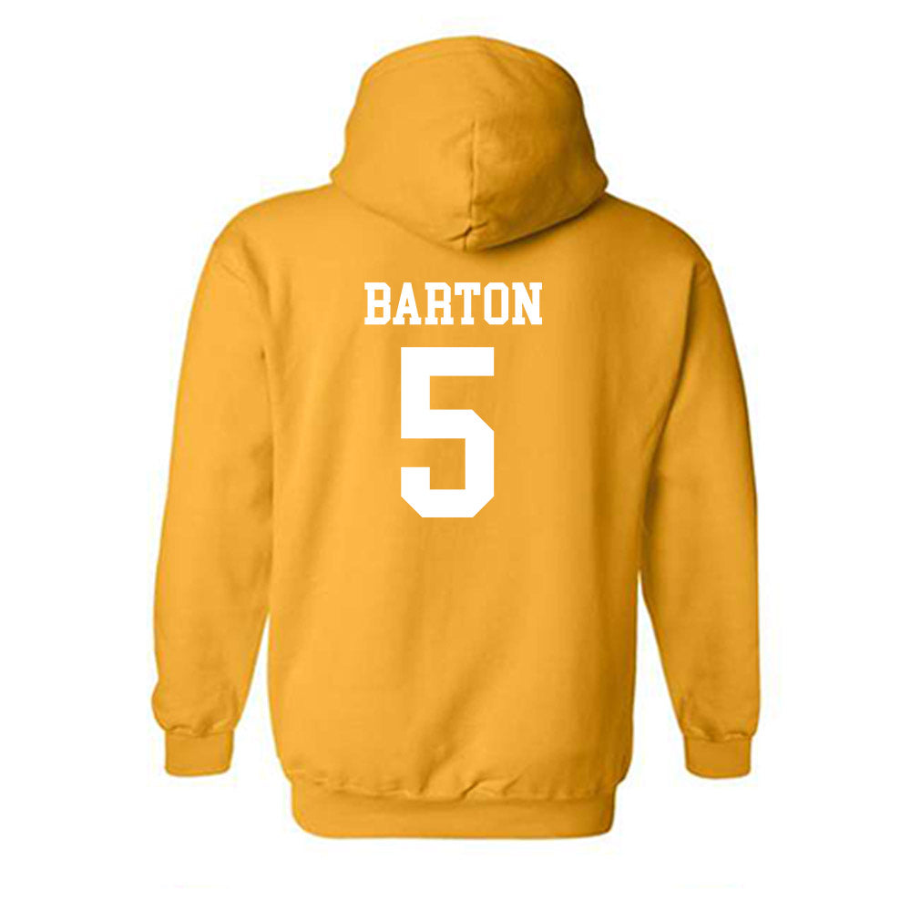 Towson - NCAA Men's Basketball : Jon Barton - Classic Shersey Hooded Sweatshirt-1