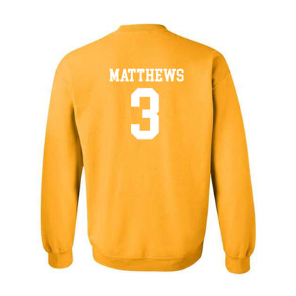 Towson - NCAA Football : Devin Matthews - Classic Shersey Crewneck Sweatshirt-1