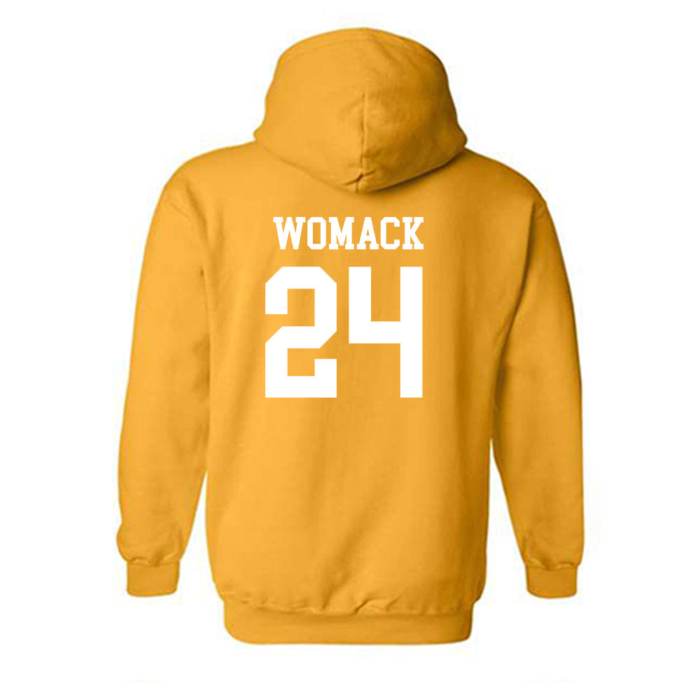 Towson - NCAA Men's Basketball : Jaquan Womack - Classic Shersey Hooded Sweatshirt-1