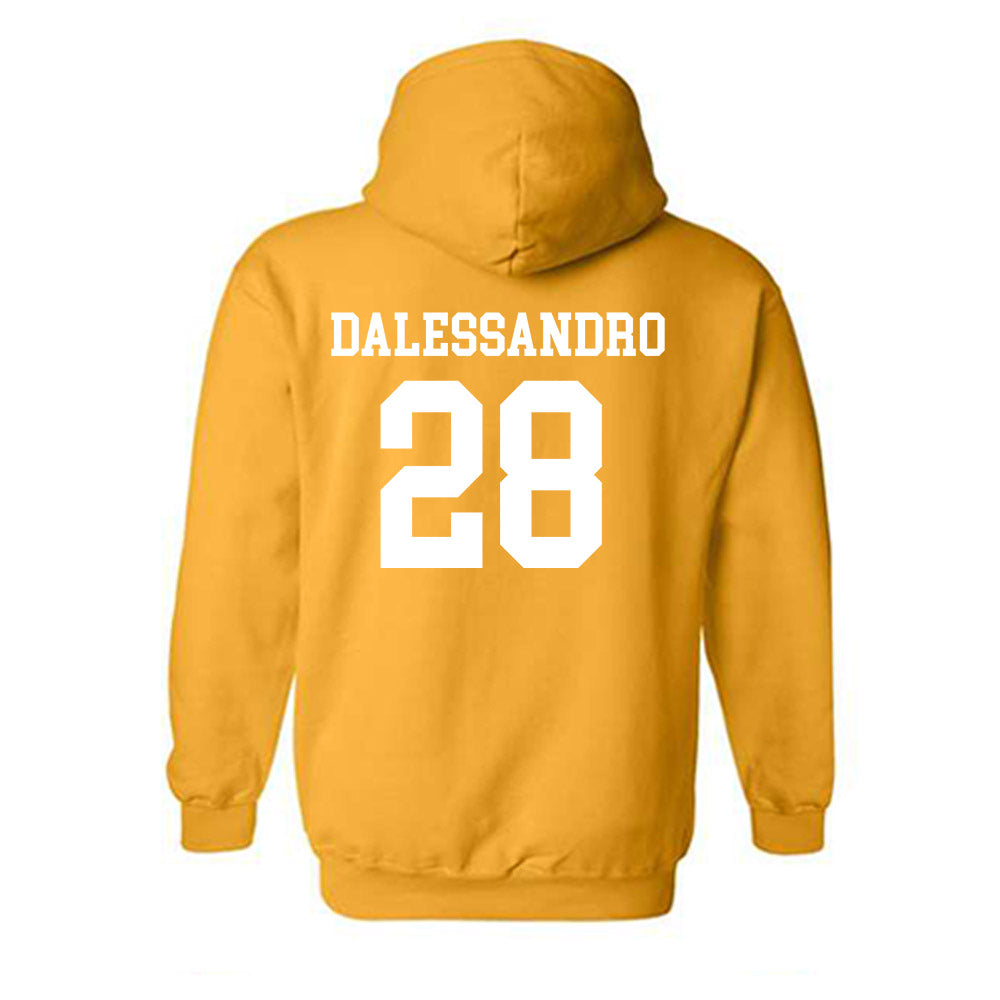 Towson - NCAA Baseball : Maximus DAlessandro - Classic Shersey Hooded Sweatshirt-1