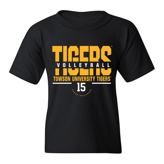 Towson - NCAA Women's Volleyball : Sarah Callender - Classic Fashion Shersey Youth T-Shirt-0