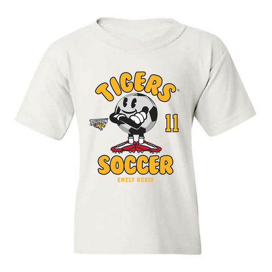 Towson - NCAA Women's Soccer : Emely Rubio - Fashion Shersey Youth T-Shirt-0