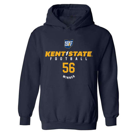Kent State - NCAA Football : John Winner - Classic Fashion Shersey Hooded Sweatshirt-0
