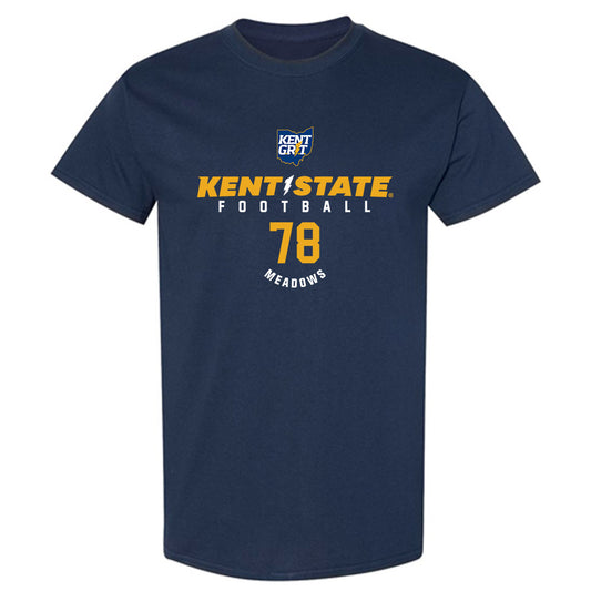 Kent State - NCAA Football : Tyler Meadows - Classic Fashion Shersey T-Shirt-0