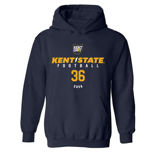 Kent State - NCAA Football : Nick Cuva - Classic Fashion Shersey Hooded Sweatshirt