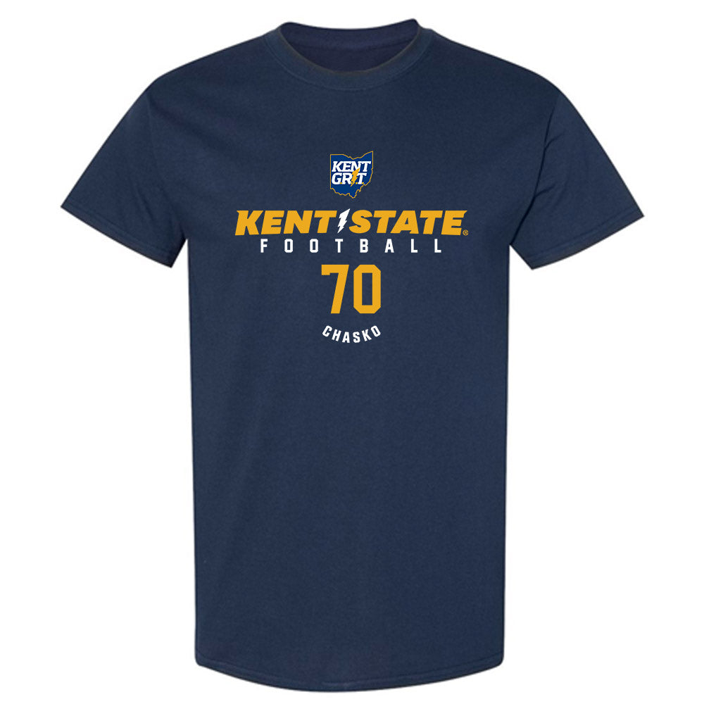 Kent State - NCAA Football : Hudson Chasko - Classic Fashion Shersey T-Shirt-0