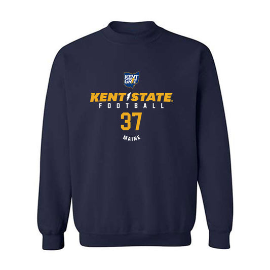 Kent State - NCAA Football : Holtz Maine - Classic Fashion Shersey Crewneck Sweatshirt-0