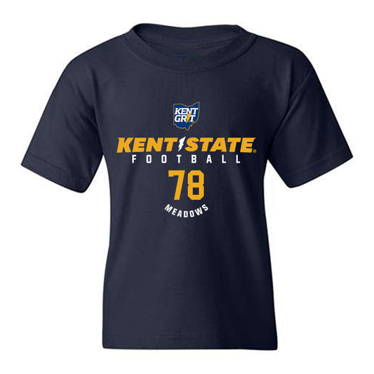 Kent State - NCAA Football : Tyler Meadows - Classic Fashion Shersey Youth T-Shirt-0