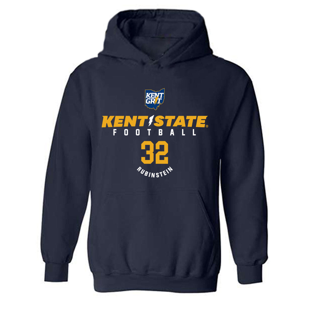 Kent State - NCAA Football : Trey Rubinstein - Classic Fashion Shersey Hooded Sweatshirt-0