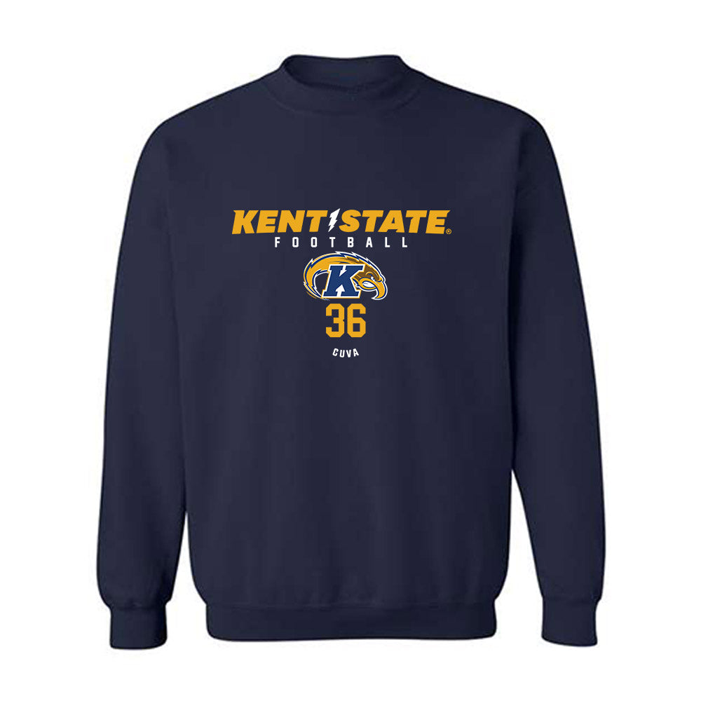 Kent State - NCAA Football : Nick Cuva - Classic Fashion Shersey Crewneck Sweatshirt